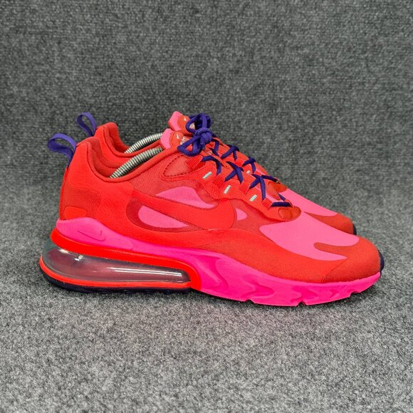 Nike Other - Nike Air Max 270 React Running Shoe Mens Size 10.5 Electronic Music Red Athletic
